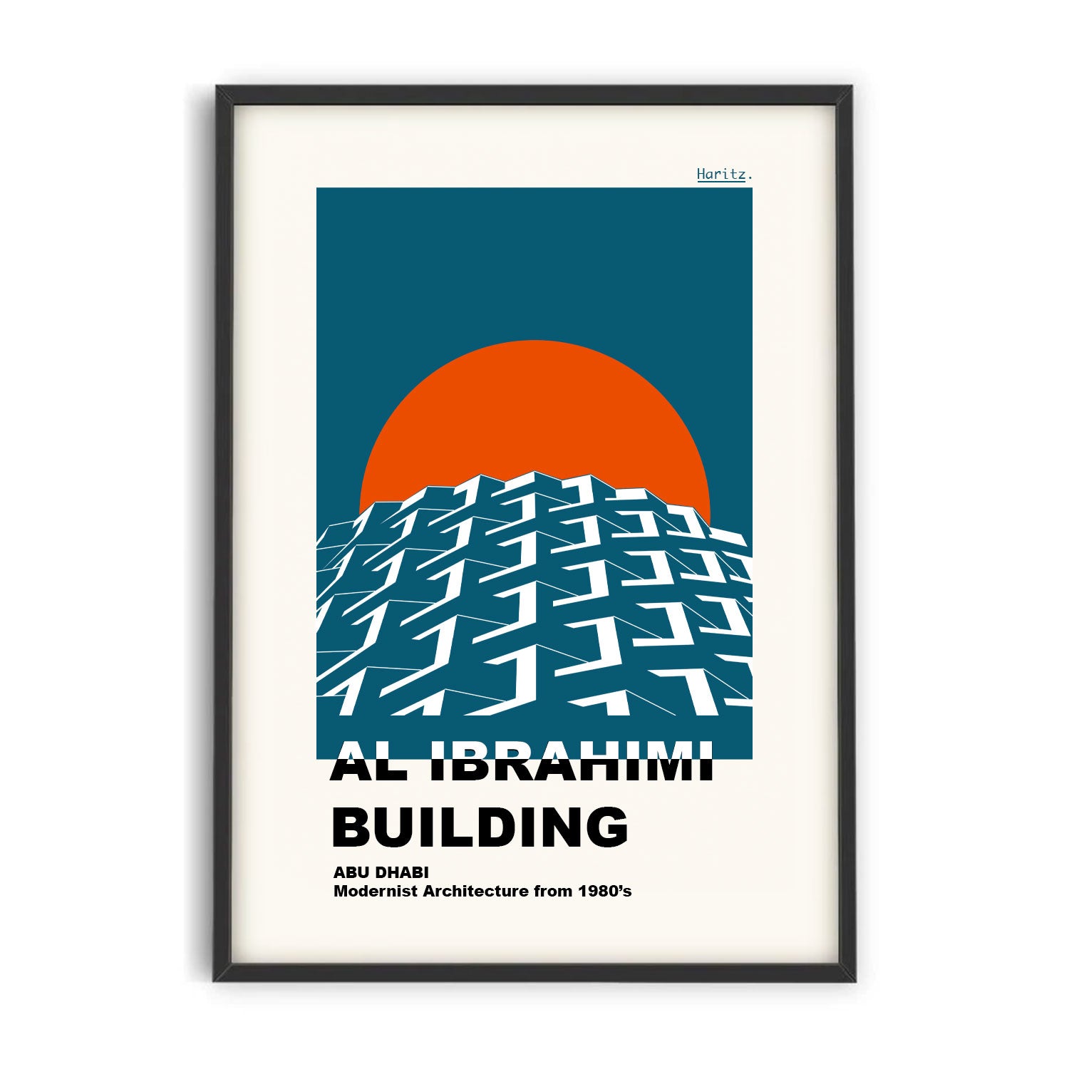 MID-CENTURY MODERNIST ARCHITECTURE - IBRAHIMI BUILDING - ABU DHABI 1980'S