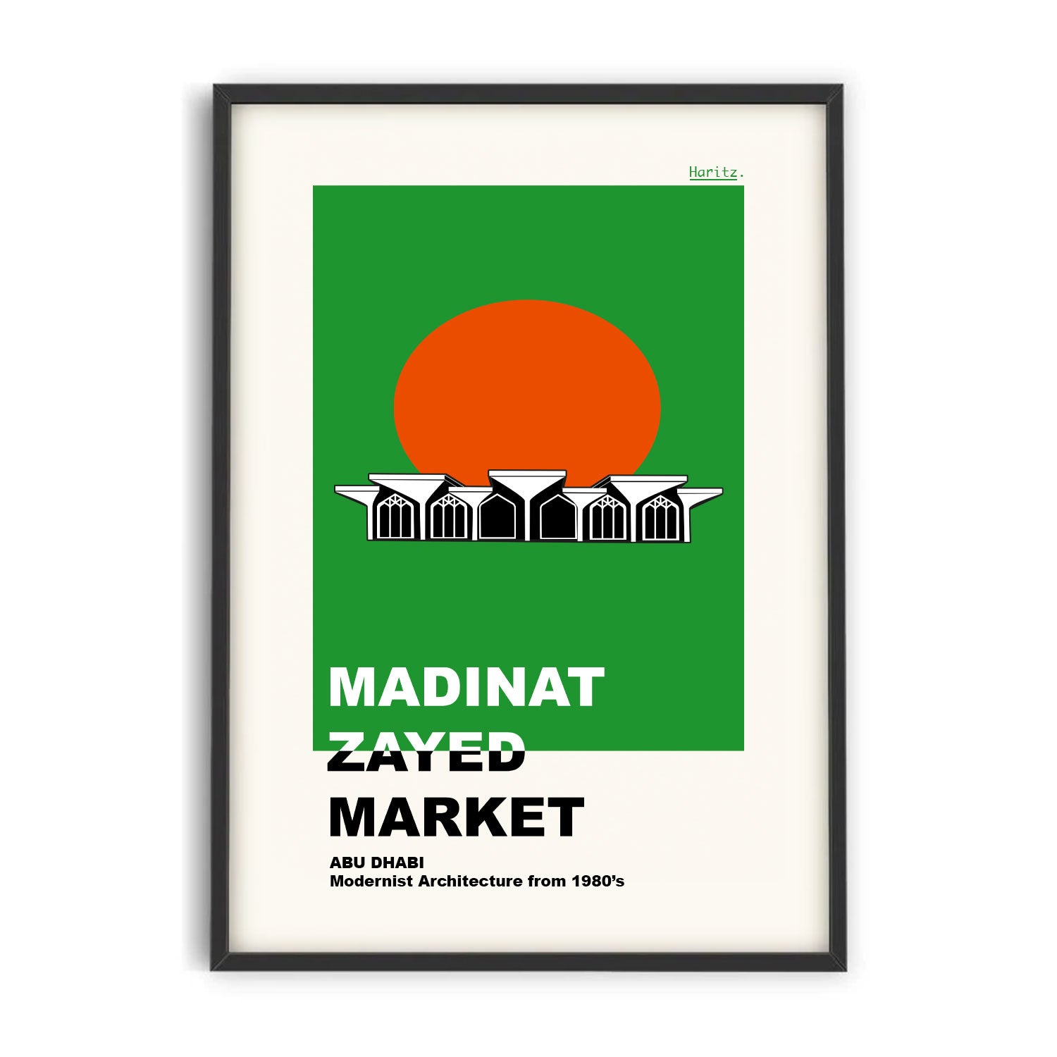 MID-CENTURY MODERNIST ARCHITECTURE - MADINAT ZAYED MARKET - ABU DHABI 1980'S