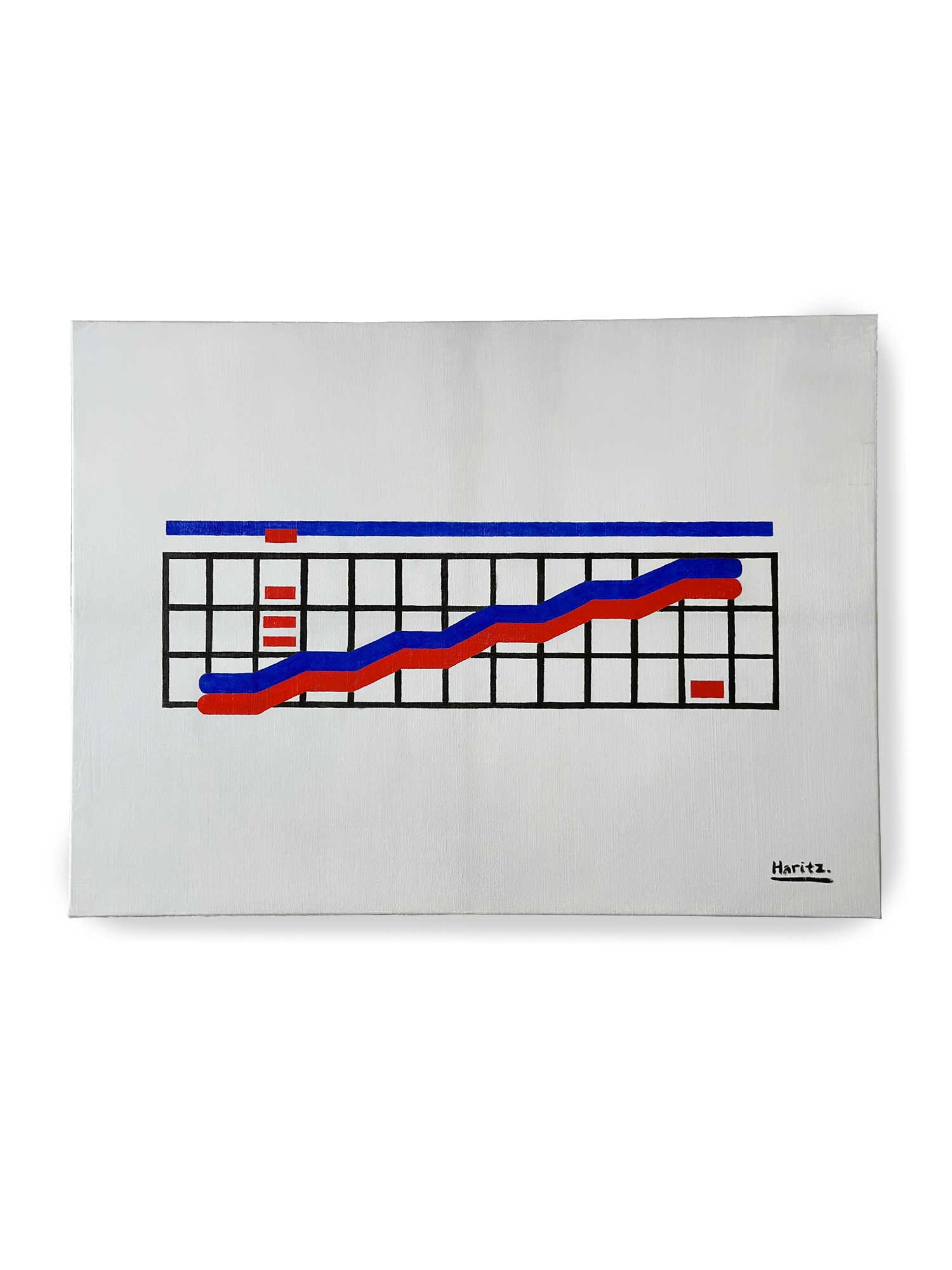Centre Pompidou, oil on canvas